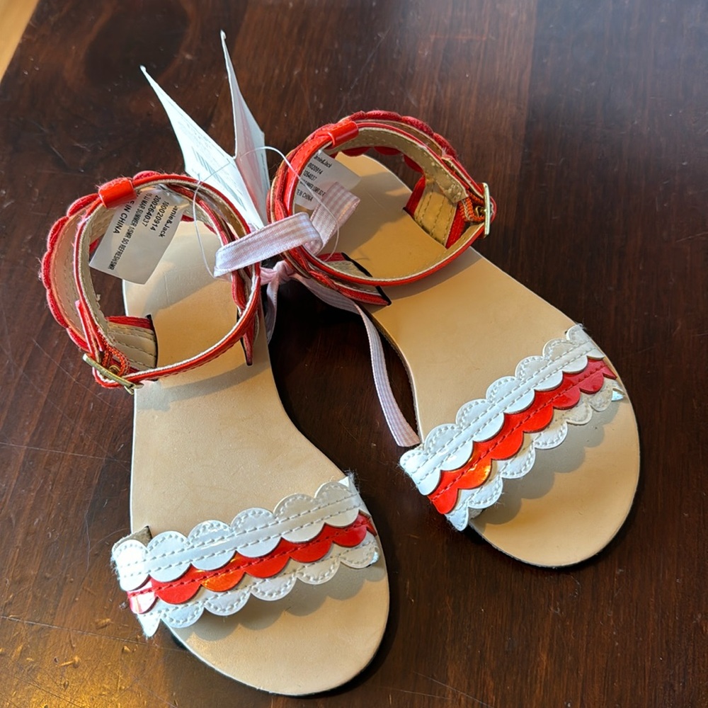 Janie and Jack NWT Size 9T Sandals Girls
